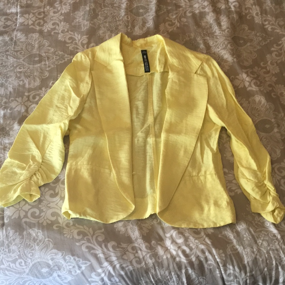 Design Lab yellow blazer